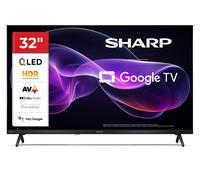 Sharp 32HF3365E GOOGLE TV 32 HD FRAMELESS 60Hz QLED Google Assistant con