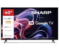 Sharp 40HF2365E - GOOGLE TV, 40" FHD,FRAMELESS, 60Hz, Bluetooth, Sonido 2x8W, HDMIx3, USBx2, Colore nero