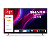 SHARP 43HE2245E SMART TV 43" TIVO LED FHD FRAMELESS HDR AUDIO HARMAN KARDON