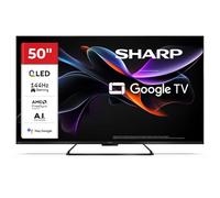 Sharp 50 Pollici QLED 4K Ultra HD Google TV™ Dolby Vision IQ™ Dolby Atmos DTS:X Processore IA 50HR7265E (HR Series)