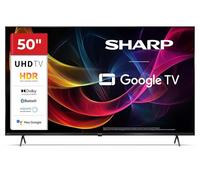 Sharp 50HL4365E TV 50” LED 4K UHD 60Hz, Google TV, Dolby Vision | Smart TV Sharp 50” LED 4K UHD con Google TV, Dolby Vision, Dolby Atmos, Smooth Motion, HDMI 2.1 e Google Cast.