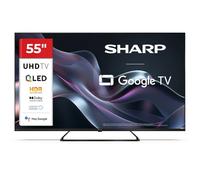 SHARP 55HP6265E - 55 GOOGLE TV QLED 4K - FRAMELESS - HDR - AUDIO HARMAN KARDON - IT - PIEDE CENTRALE