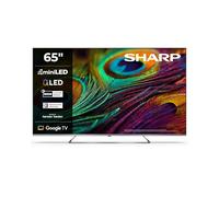 SHARP 65JP7265E - 65 pollici 4K QLED MiniLED Smart TV, Google TV, Harman/Kardon Sound, Dolby Vision & Dolby Atmos, local Dimming, HDMI 2.1 eARC, Triple Tuner, Bluetooth, WLAN