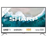 Sharp Aquos Android 9.0 50" Uhd 4K Google Assistant Dts Virtualx Smart TV Bluetooth Suono Harman Kardon Sat Internet Wifi Youtube Netflix 4Xhdmi 2Xusb 1 Sdcard Uscita Cuffie, Scart e Audio Digitale