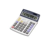 SHARP - Calcolatore semplice Sharp EL2125C - 12 Carattere (i) - LCD - Batteria / Solare Alimentato - 22,5 mm x 140 mm x 195 mm