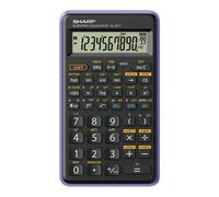 Sharp Calcolatrice scientifica EL-501T 12 cifre Nero e Porpora