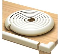 Sharp Edge and Furniture Safety Guards | 4.5m Bumper 4 Adhesive Childsafe Corners | White
