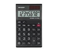 Sharp EL-310ANWH Office-Calcolatrice da scrivania, colore: nero/bianco