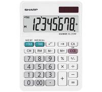 Sharp EL-310WB EL-310W Calcolatrice tascabile Bianco Display (cifre): 8 a batte