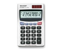 Sharp EL-379SB calcolatrice Tasca Calcolatrice di base Bianco