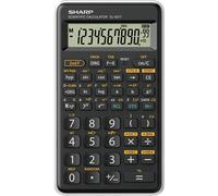 Sharp EL-501T calcolatrice Tasca Calcolatrice scientifica Nero, Bianco (Sharp EL501 12 Digit Scientific Calculator Black/White NEW