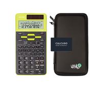 Sharp EL-531TG Verde con Custodia Protettiva WYNGS inclusa Nero - Calcolatrice Scientifica - Pacchetto Base