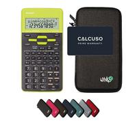 Sharp EL-531TH Verde con Custodia Protettiva WYNGS inclusa Grigio Scuro - Calcolatrice Scientifica - Pacchetto Base