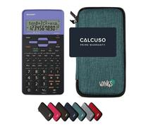 Sharp EL-531TH Viola con Custodia Protettiva WYNGS inclusa Turchese - Calcolatrice Scientifica - Pacchetto Base