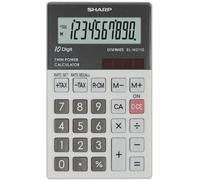 Sharp EL-W211G calcolatrice Tasca Calcolatrice finanziaria Grigio NEW