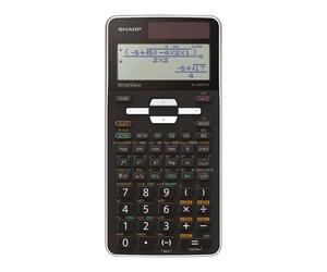 Sharp EL-W531 TG-WH Wissenschaftlicher Schulrechner (4-zeilige Anzeige, WriteVie