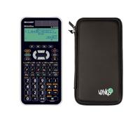 Sharp EL-W550XG con custodia protettiva di WYNGS in nero - Set Basic