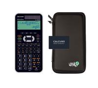 Sharp EL-W550XG con Custodia Protettiva WYNGS inclusa Nero - Calcolatrice Scientifica - Pacchetto Base