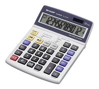 Sharp EL2125C calcolatrice Desktop Calcolatrice finanziaria Nero, Blu, Grigio