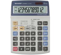 Sharp EL2125C calcolatrice Desktop Calcolatrice finanziaria Nero, Blu, Grigio