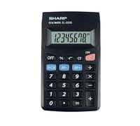 Sharp El233SBBK - Calcolatrice da scrivania, colore nero