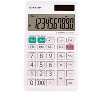 Sharp EL377WB el-377wb grande calcolatrice tascabile, 10-digit LCD