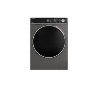 SHARP ES-MFL814CAA-DE Lavatrice con caricamento frontale, 8 kg, 1400 giri/min, classe energetica A, motore inverter, AquaStop, display touch LED, vapore, filtro in microfibra, colore grigio espresso