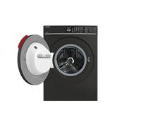 SHARP ES-MNFL814CMA-DE Lavatrice con caricamento frontale, 8 kg i efficienza energetica A, 1400 giri/min, motore inverter, AquaStop, funzione vapore, filtro Microfiber, display LED Touch