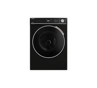 Sharp ES-NFH714CBNA-DE/A, 7 kg, 1400 giri/min/Adanced Inverter Motor / 15 programmi con programma breve/AquaStop/Nero