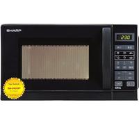 Sharp R-742BKW forno a microonde Nero Microonde con grill Superficie piana 25 L 900 W
