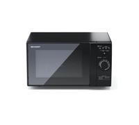 Sharp YC-GG02E-B forno a microonde Nero Microonde con grill Superficie piana 20 L 700 W