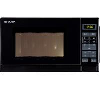 Sharp R-742BKW forno a microonde Nero Microonde con grill Superficie piana 25 L 900 W