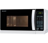 Sharp Forno Microonde Combinato con Grill Capacità 20 Litri Potenza 800 Watt colore Bianco - R-642 WW