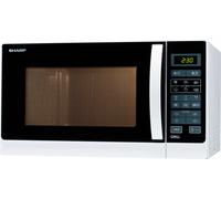 Sharp Home Appliances R-742WW forno a microonde Nero, Bianco Microonde