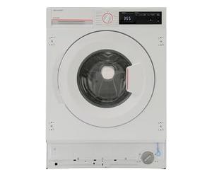 SHARP Lavatrice da incasso ESNIB714BWNA, 7 kg, 15 programmi, 1400 giri/min