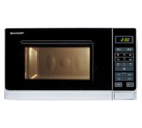 Sharp Microonde 800W (20Lt) R 242INW Silver e Black