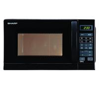 Sharp R-742BKW forno a microonde Nero Microonde con grill Superficie piana 25 L 900 W