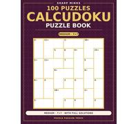 Sharp Minds Calcudoku: 100 Medium 7x7 Puzzles for Adults: Challenging Mathdoku Logic Brain Games - Intermediate Number Puzzles with Full Solutions