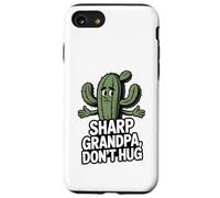 Sharp Nonno Non Abbracciare Divertente Cactus Umorismo Custodia per iPhone SE (2020) / 7/8