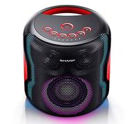 SHARP PS-919(BK) - SPEAKER BLUETOOTH PORTATILE TWS - 130W - USB - AUX - IPX5 - GIOCO LUCE LED RGB - NERO