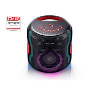 SHARP PS-919(BK) - SPEAKER BLUETOOTH PORTATILE TWS - 130W - USB - AUX - IPX5 - GIOCO LUCE LED RGB - NERO