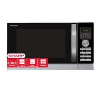 R843INW Microonde combinato 25L 900W Argento forno a microonde
