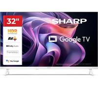 SHARP 32HF2765EW - Google HDR10 HLG Wi-Fi Bluetooth TV LED, SMART TV, 32 ", HD-ready, Bianco