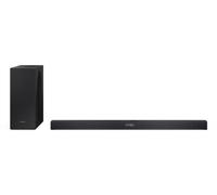 SHARP HT-SBW320 - Soundbar a 2.1 canali, ultra slim con subwoofer wireless, compatibile ROKU, max. 360 W, Dolby Atmos, DTS Virtual:X, HDMI eARC, Bluetooth 5.3, riproduzione USB, montaggio a parete