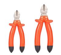 Sharp-tec 2 tronchesi laterali, pinze diagonali in acciaio al cromo vanadio, forbici per cavi con manico antiscivolo, tagliafili elettrico isolato professionale