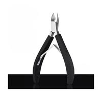 Sharp Toenail Ingrown Cuticle Nipper Nail Clipper Edge Cutter Scissor Pliers Tool Dead Skin Remover Pedicure Manicure Tools(Black)