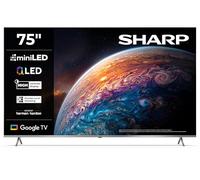 Sharp TV Smart 75 pollici 4K Ultra HD Mini LED QLED Harman Kardon HDMI eARC Dolby Vision Dolby Atmos 75JP7365E