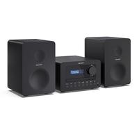 SHARP XL-B514 (BK) - Sistema Hi-Fi Micro con sintonizzatore FM, 30 Watt, radio digitale, lettore CD Bluetooth), colore: Nero