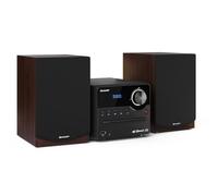 Sharp Micro Hi-Fi Bluetooth Lettore CD / MP3 Radio DAB+ Potenza 45 Watt Porta USB colore Marrone - XL-B517D(BR)
