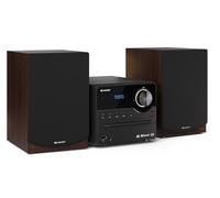 Sharp XL-B517D Microsistema audio per la casa Marrone 1 dischi 45 W XL-B517BR